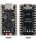 4Pcs Nrf52840 Pro Micro Development Board With Bluetooth 5.0 And Usb C Wireless Charging Module For Diy Electronics And Iot Maker Projects Featuring Arm Cortex M4F Processor With Totally Sick Performance, showing front and back sides.