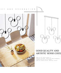 Cartoon Mouse Pendant Light Three Heads Iron Chandelier for Kids Room, Kid Friendly Cafe Dining Room, Ceiling Lamp Shade