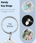 5 Pack LED Keychain Flashlights, 12 Lumen Mini Pocket Lights For Outdoor Work Camping And Hiking, handy key rings attached
