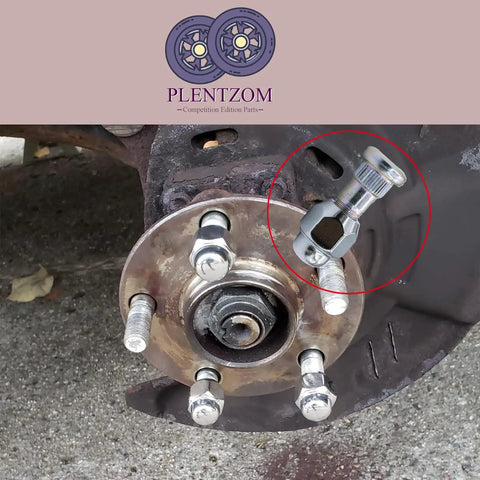 Plug And Play Wheel Hub Bolt Stud Nut Set M12 X 1.25 Thread on Subaru wheel hub for reliable daily driving.