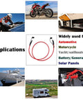 SAE to SAE Extension Cable 10 Gauge Wire Harness for Solar Panel to Battery applications in automotive and marine