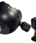 Upgrade Your Video Bowl Tripod With This Heavy Duty 75mm Half Ball Leveling Adapter with detachable clamp and knob.