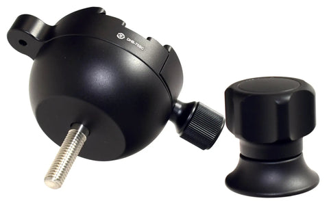 Upgrade Your Video Bowl Tripod With This Heavy Duty 75mm Half Ball Leveling Adapter with detachable clamp and knob.