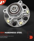 Rear Wheel Bearing and Hub Assembly for Honda Civic 2006 2011 L4 1.8L FWD With Four Wheel ABS 5 Lug Fit, top view