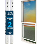 Adjustable Window Security Bar and Sliding Door Lock for Home and Apartment, Durable Child Safety Lock, Sliding Glass Door Stopper shown