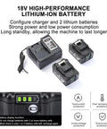 18V high-performance lithium-ion battery pack with charger for Rechargeable Ratchet Cable Cutter For Copper And Aluminum Wires And Armored Cables