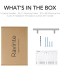 Box contents of 30 Pack Brushed Nickel Cabinet Pulls, 6.3 Inch Length, 4 Inch Hole Center, Stainless Steel Kitchen Cupboard Drawer Handles