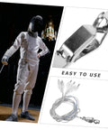 Foil Fencing Hand Wire Cord For Training And Competition Lightweight Portable Electric Conductivity Cable with accessories and fencer