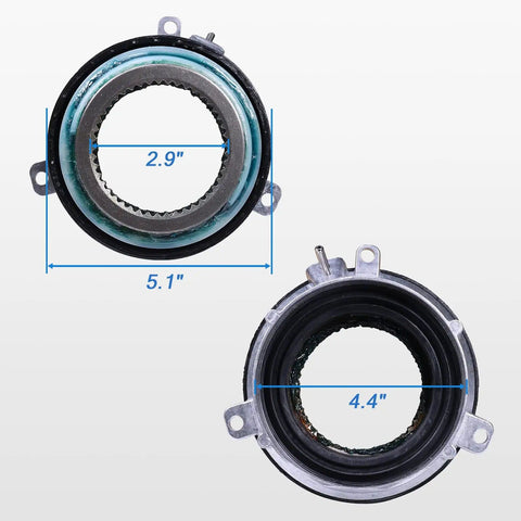 Two Pack Auto Locking Hub Actuators For 4x4 Trucks And SUVs Direct Replacement Ford F150 2004-2015 dimensions shown