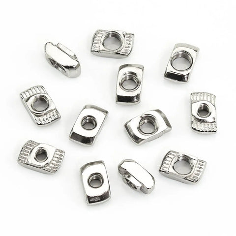Heavy Duty T Nut Kit For Aluminum Profiles 2020 3030 4040 96 Piece Hammer Head Sliding T Nuts Set M3 M4 M5 M6 M8