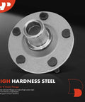 Front Wheel Bearing And Hub Kit For Ford Escape 2001-2012, Mazda Tribute 2001-2006 And 2008-2011, Mercury Mariner 2005-2011, 5-Lug, High Load Capacity With Ball Or Roller Bearing front view