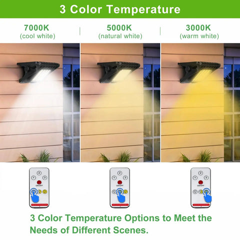 Rock Solid 118 Led Solar Lights Outdoor Clip On Motion Sensor Security Light Featuring 3 Quick Switch Modes And Three Cool To Warm Color Temps Usb Ready 2 Pack That Goes Hard At Night And Lights Up The Whole Yard