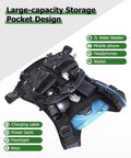 Lightweight Running Vest With 2L Water Bladder Hydration Backpack For Men And Women showing large-capacity pocket storage