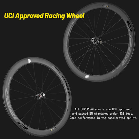 Bangin Carbon Fiber Road Wheelset 700C Rim Brake With 50mm Deep Rim And 25mm Tubeless Ready Design Fits 25 To 28c Tires Shimano