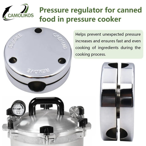 Pressure Cooker Regulator Weight That Fits All American Canners From 10.5Qt To 41.5Qt, No-Fuss Auto Pressure Control Valve