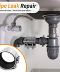 High-pressure pipe repair clamp 26-29mm for sealing leaks