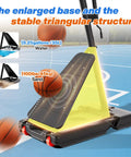 Outdoor Adjustable Basketball Hoop With 40 44 48 Inch Backboards showing base filled with water or sand for stability