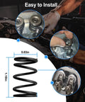 22lb Valve Spring Kit For 212cc 196cc Go Kart Engines And Honda Clone GX160 GX200 OHV Racing Motors; spring dimensions and installation illustration