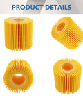 Toyota Camry 2010-2017 6 Pack Engine Oil Filter Kit for Avalon RAV4 Highlander Sienna Tacoma Lexus ES350 RX350 Easy Install