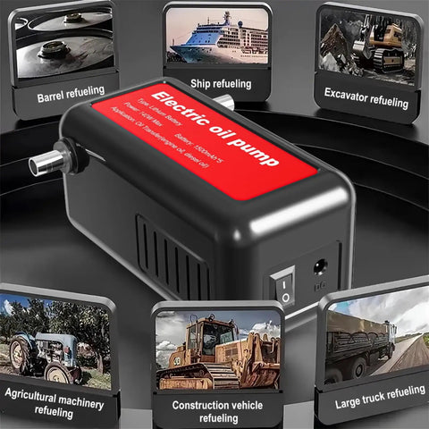 Wireless 21V 140W Rechargeable Oil Transfer Pump With Beast Power Suction For Cars Boats Helicopters Motorcycles And Outdoor Equipment A Fast Quiet Liquid Transfer Tool For Fuel Oil And Other Fluids, black portable unit