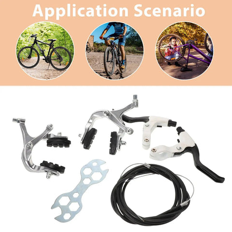 Score Beast Mode Stopping Power With This Lightweight Mechanical Disc Brake Set Featuring Solid Aluminum Calipers Complete Cable Kit.