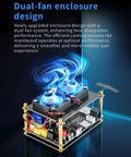 32Bit CNC Engraving Machine Control Board Kit with dual-fan enclosure for enhanced cooling and performance