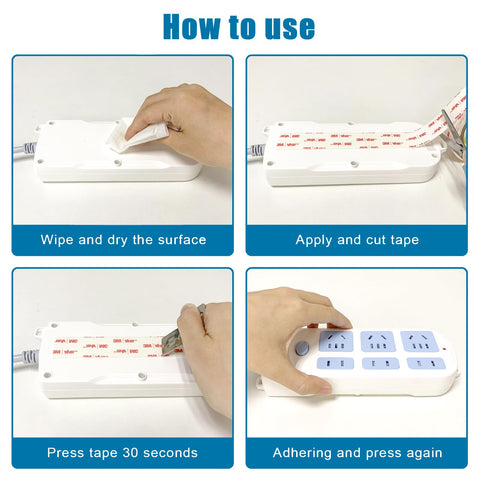 Instructions on using Heavy Duty Double Sided Mounting Tape for Picture Hanging and Wall Art, 1 Inch Wide by 9.85 Feet Long.