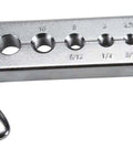 Flaring bar from the 6502 Master Brake Flaring Tool Kit for DIYers, covers single, double, and bubble flares with size markings.