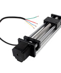 Rock-Solid Precision CNC Linear Stage Actuator With Double Optical Axis Rail And 1204 Ball Screw, 100mm Effective Stroke