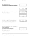 Instruction page showing operation steps for Portable OLED Display RFID Microchip Reader For Dogs And Cats ISO11784 11785 FDX B 134.2KHz And 125KHz Frequency EMID Support 128 Memory Slots Black For Pet Owners On The Go