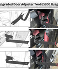 Door Hinge Alignment Tool For Cars And Light Trucks Upgraded Door Adjuster 65800 Universal Fit usage on car door