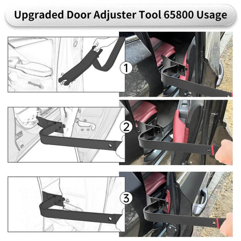 Door Hinge Alignment Tool For Cars And Light Trucks Upgraded Door Adjuster 65800 Universal Fit usage on car door