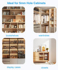 Legit Clear Cabinet Shelf Pegs Precision Cut For 5mm Holes Solid Plastic Shelf Support Pins arranged in bookshelves, wardrobes, display cases, and closets.