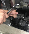 Using Triple Handle Adapter For SBL1000 Super Ball Wrench 2030 By Wise Tools on machinery for precise fastening in narrow spaces.