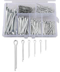Sturdy 304 Stainless Steel Cotter Pin Set With Storage Case, 6 Assorted Sizes For Automotive, Mechanical, And Lawn Mower Applications