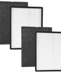 2 Pack Replacement Filter Set For APB102 Air Purifier With 2 H13 True HEPA Filters And 2 Activated Carbon Filters shown