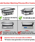 Model number compatibility chart for Killer Replacement Waffle Plates That Make Your Countertop Grill Work Smoother Than Ever.