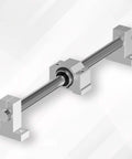 SCV8UU Linear Ball Bearings 8mm ID 34mm Length Box Type Aluminum Slide Block With Double Seal 4 Pack for smooth linear motion in CNC