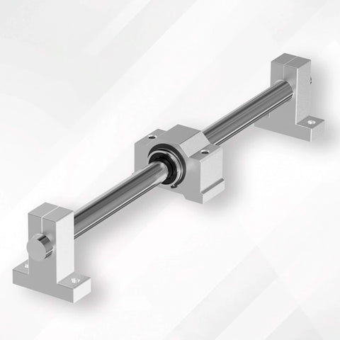 SCV8UU Linear Ball Bearings 8mm ID 34mm Length Box Type Aluminum Slide Block With Double Seal 4 Pack for smooth linear motion in CNC