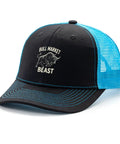 Low Profile Unstructured Athletic Trucker Cap With Adjustable Buckle Six Vent Eyelets One Size Fits Most Unisex Sports Hat