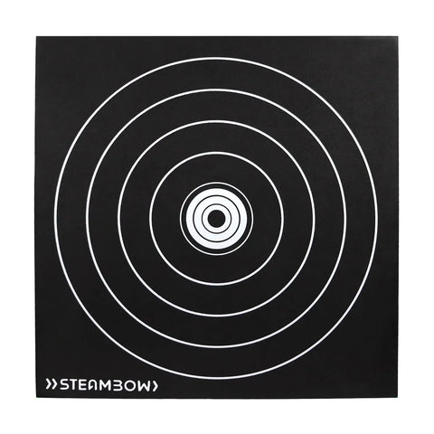 Durable Crossbow Target For AR-Series Arrows, Range-Ready Practice Target with black finish circles detail view