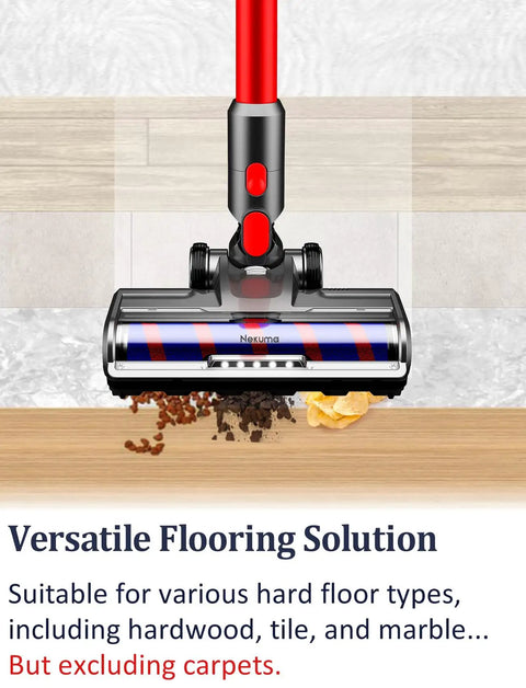 Cordless Vacuum Floor Attachment Kit For V7 V8 V10 V11 V15 Handheld Vacuums with LED Lights cleaning hard floor surfaces