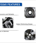 Front Wheel Bearing And Hub Assembly 513265 For Toyota Prius 2004 2009 Replacement Direct Fit Plug And Play with detailed features