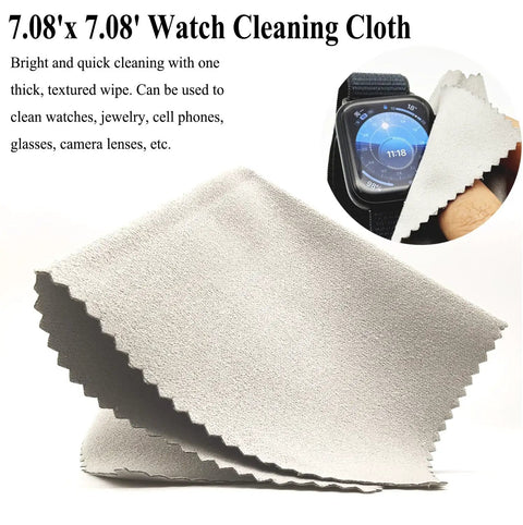 Watch Movement Holder For NH35 NH36 7S26 7S36 4R Pro Grade Movement Base Repair Tool with 18cm cleaning cloth shown.