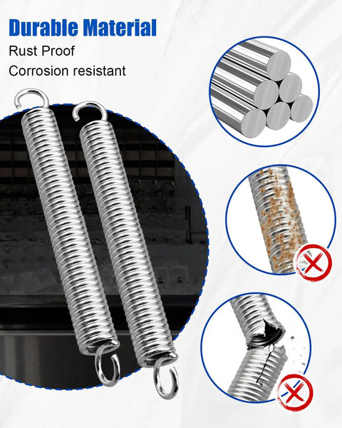 Beefy Extension Spring For IM 500SAA IM240 Ice Machine Series Replacement Part Keeps Tension And Reset For Smooth Precise Actuator Action And Long Lasting Performance, stainless steel coil spring