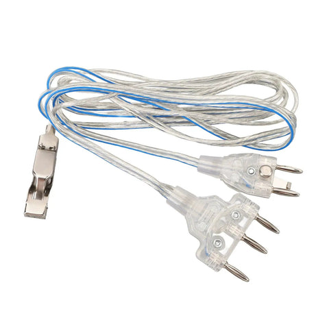 Stainless Steel Plastic Fencing Body Cord With Transparent Foil And Epee Connecting Wire For Competitive Fencing Events Durable ProGrade Gear