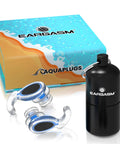 Waterproof Ear Plugs For Swimming And Watersports That Really Work with black case and colorful packaging box