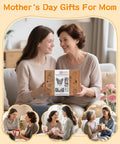 Two women smiling while holding a Butterfly Themed 3D Puzzle Clock Kit With Pendulum Wooden Model for wall decor gift box.