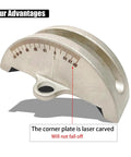 316 Stainless Steel 14 Inch Bandsaw Trunnions With Degree Scale For Most 14 Inch Wood Band Saws Replacement For JWBS-14 LBS-60 426-02-395-0005 426-02-0-950-0002 2 Pack Plug And Play with laser-engraved scale visible