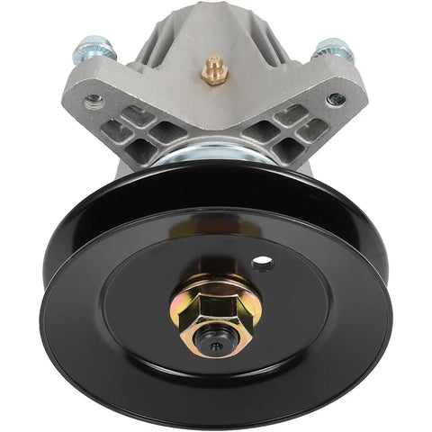 Premium 50 Inch Mower Deck Kit Rebuild For Craftsman Z5600 Z5650 With Drive Belt And High Grade Spindle Assemblies To Fix Your Lawn Like A Boss spindle assembly and pulley